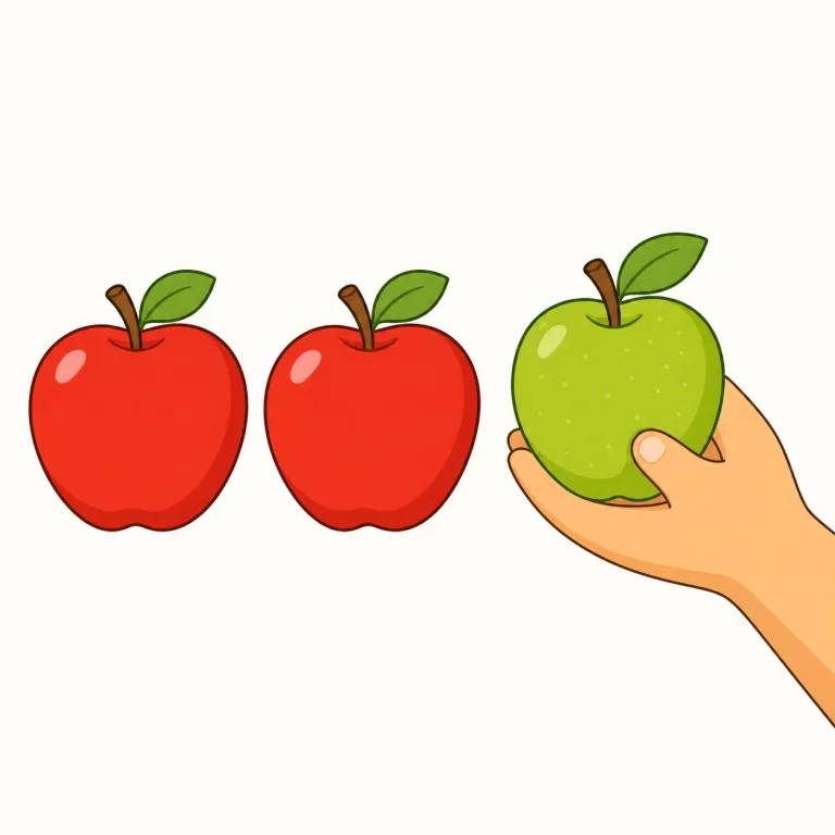 other（別の・限定詞）の覚え方イラスト — determiner の other は、名詞の前で視線を横へずらす合図と考える