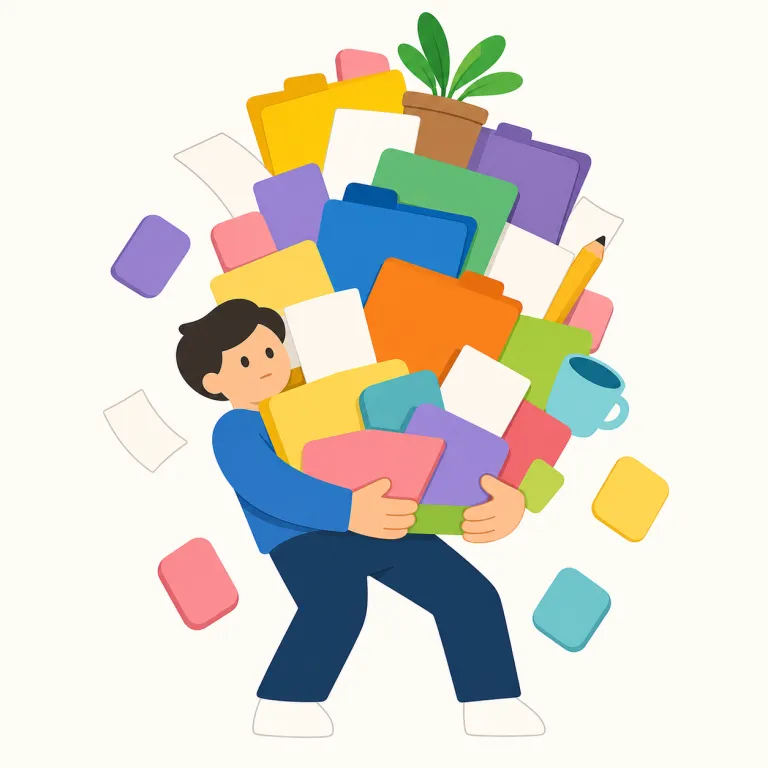 out of hand（手に負えなくなって、即座に・イディオム）の覚え方イラスト — hand は「手」、handle は「扱う」