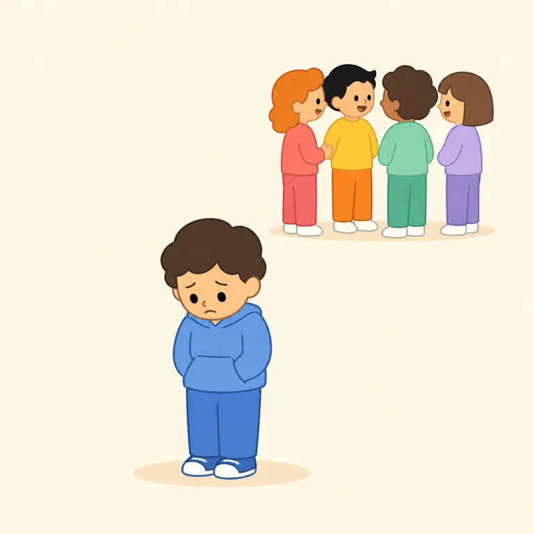 outcast（除外者・名詞）の覚え方イラスト