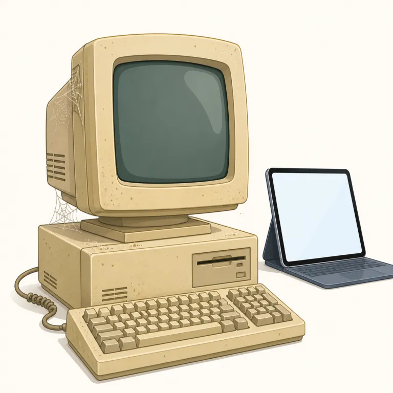 outmoded（時代遅れの・形容詞）の覚え方イラスト — out + mode + -ed と見て、「流行の mode から外れた」と捉えると覚えやすいです