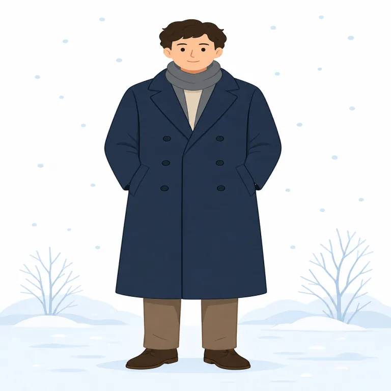 overcoat（オーバーコート・名詞）の覚え方イラスト — overcoat は over + coat とそのまま分解して覚えるのが最短です