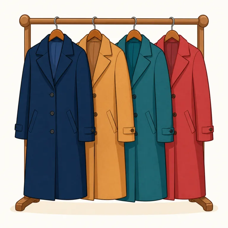 overcoats（オーバーコート・名詞）の覚え方イラスト — over（上に）＋coat（コート）そのままの構成