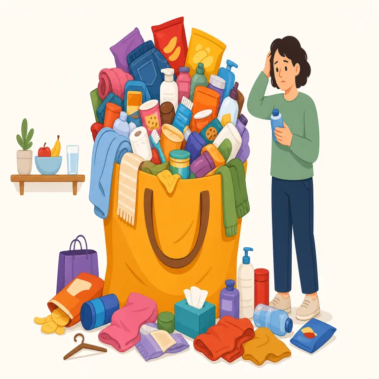 overconsumption（過剰消費・名詞）の覚え方イラスト — まず consumption を「消費」として固定する