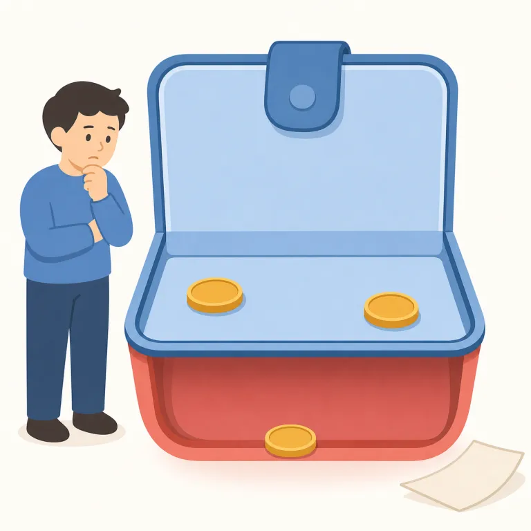 overdraft（当座貸越・名詞）の覚え方イラスト — このエントリの overdraft は、単なる「借越額」ではなく、銀行が一定限度まで残高超過を認める仕組みとしての「当座貸越」を指します