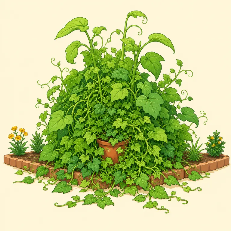 overgrowth（異常繁殖、過剰な繁茂・名詞）の覚え方イラスト — まず growth が「成長・増加」だと分かれば、overgrowth は over がついて「増えすぎた成長」と取れる