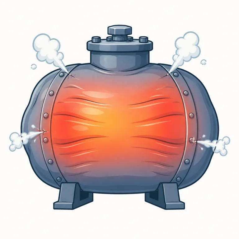 overpressure（過圧・名詞）の覚え方イラスト — まず pressure を「圧力」と即結びつけ、そこに over- が付くと「基準を超えている」と考えると覚えやすいです