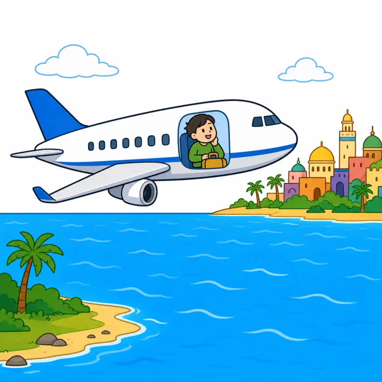 overseas（海外へ,海外で・adverb）の覚え方イラスト
