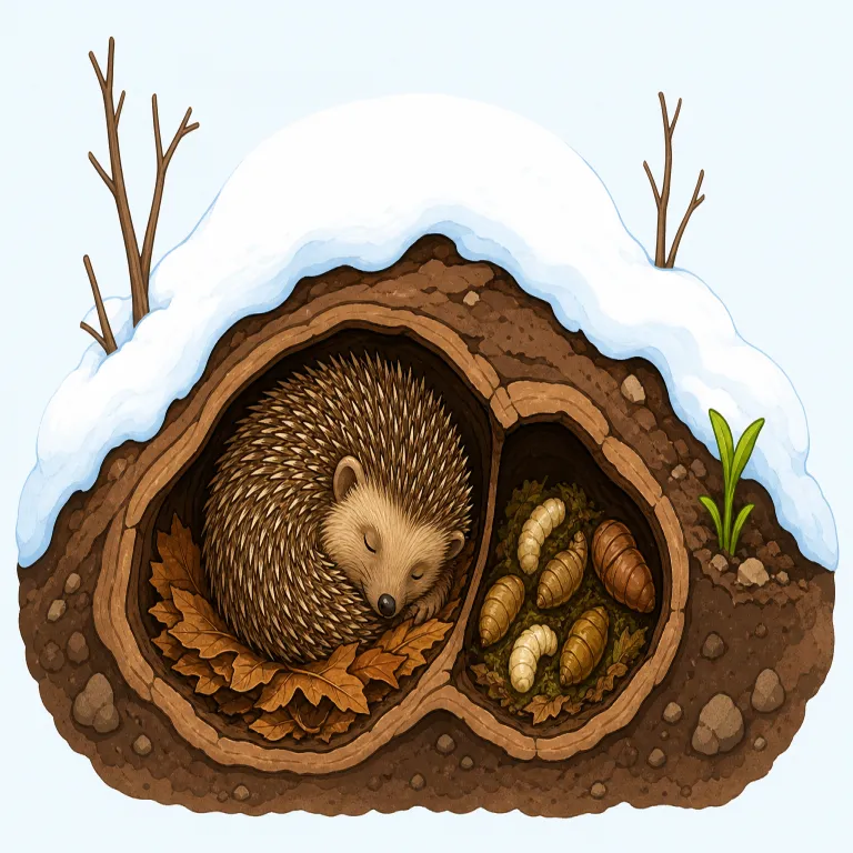 overwintering（越冬・名詞）の覚え方イラスト — overwintering は over + winter + -ing と見て、「冬を越えていること」と分解すると覚えやすいです
