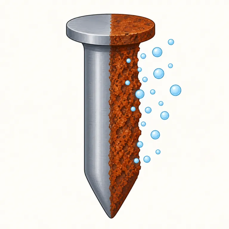 oxidize（酸化する・動詞）の覚え方イラスト — oxidize は oxygen「酸素」や oxide「酸化物」と同じ oxid- を含む語です
