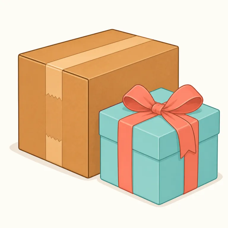 package（小包、包装、パッケージ・名詞）の覚え方イラスト — まず pack「詰める・まとめる」を土台にすると覚えやすいです