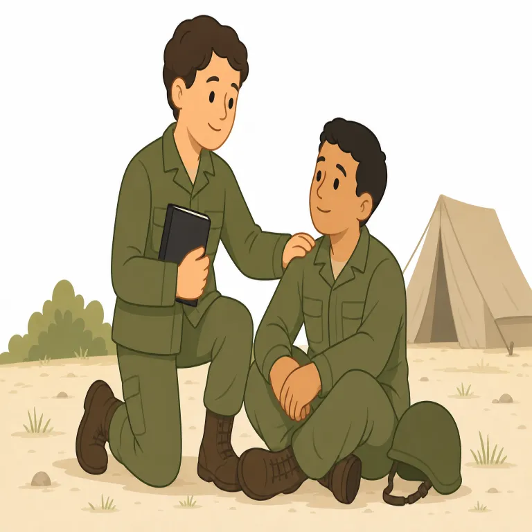 padre（従軍牧師・noun）の覚え方イラスト