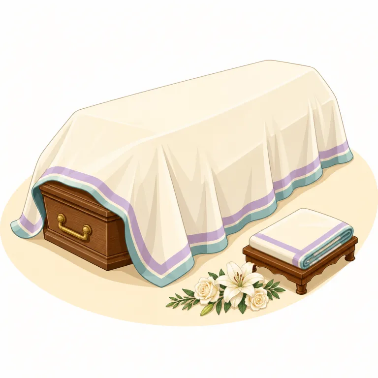 pall（棺衣・noun）の覚え方イラスト