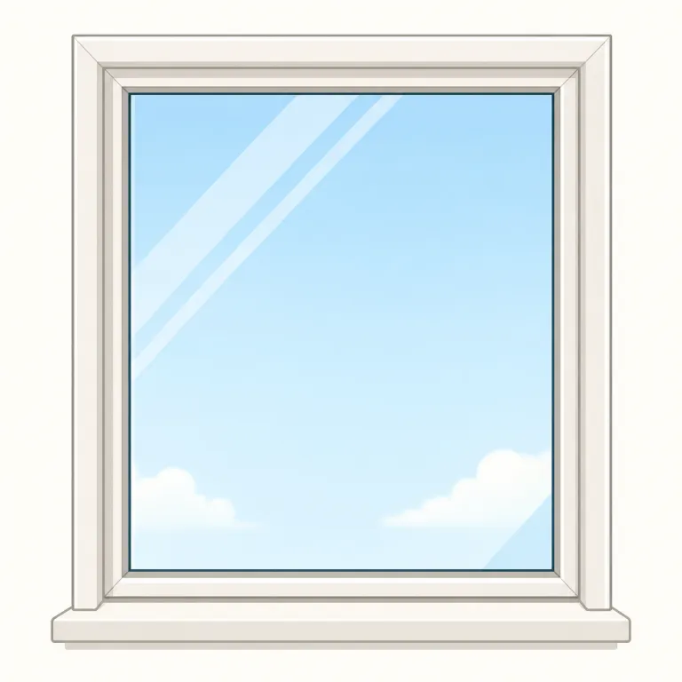 pane（窓ガラス・名詞）の覚え方イラスト — pane は、window pane や a pane of glass の形で出る「窓を構成する一枚のガラス」として覚えましょう