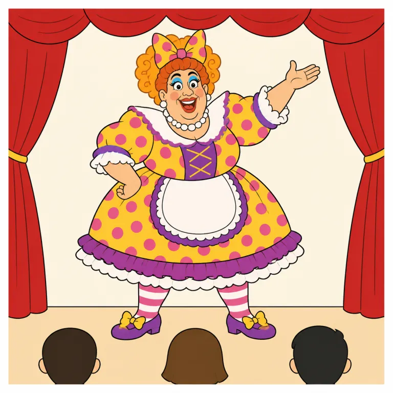 panto（英国のパントマイム劇・noun）の覚え方イラスト