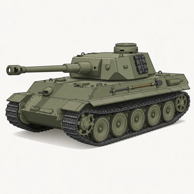 panzer（ドイツ軍の戦車・名詞）の覚え方イラスト — まず一般語の tank と切り分けて覚えるのが近道です