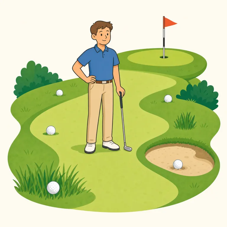 par for the course（よくあること・イディオム）の覚え方イラスト — まず `par` を「基準・標準」、`course` を「コース／進行中の流れ」と押さえると覚えやすいです