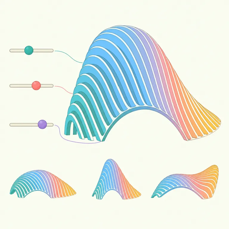 parametric（パラメトリック・形容詞）の覚え方イラスト — parameter を知っていれば覚えやすい語