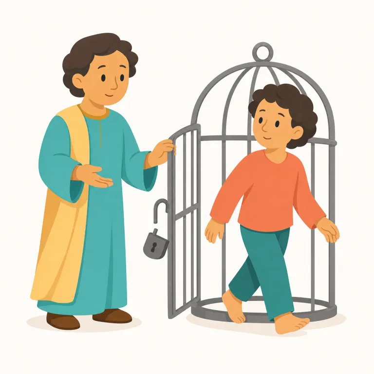 pardoning（赦免すること、許すこと・名詞）の覚え方イラスト — pardon を知っていれば、その -ing 形で「許すこと・赦すこと」という動作名詞だとつかめます