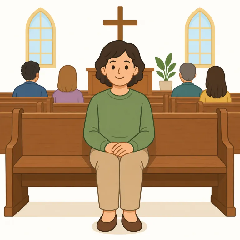 parishioner（教区民・noun）の覚え方イラスト