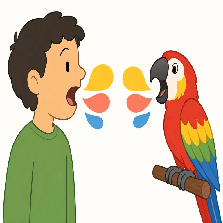 parrotingの覚え方イラスト