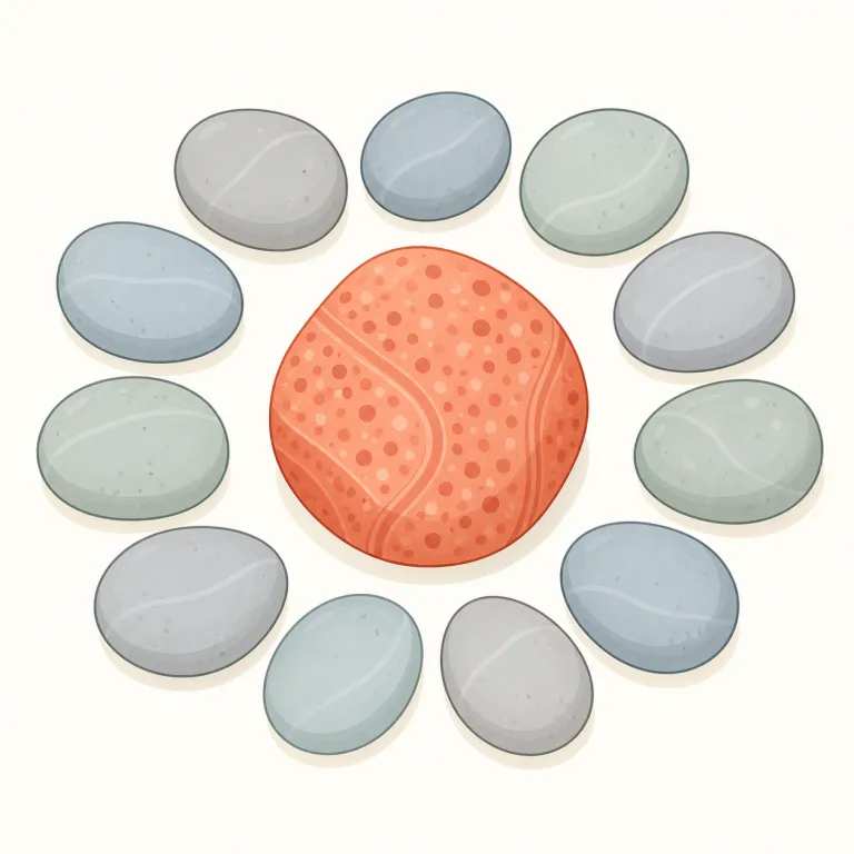 particularity（特殊性・名詞）の覚え方イラスト — particular は「特定の、個々の」という意味を持ち、-ity は「その性質」を表す名詞を作ります