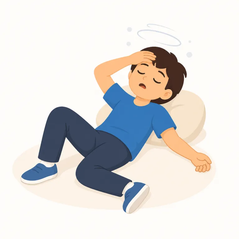 pass out（気絶する・句動詞）の覚え方イラスト — pass out は、意識が急に「外へ抜ける」ように失われる感じで覚えるとよいです