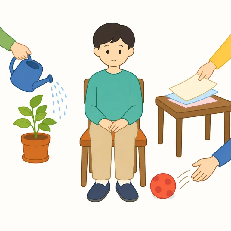 passive（受動的な・形容詞）の覚え方イラスト — active の反対語としてセットで覚えるのが最短