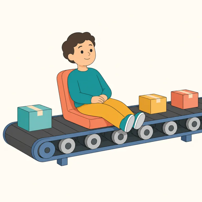 passively（受動的に・副詞）の覚え方イラスト — passively は passive の副詞形なので、まず active / passive の対比で覚えると定着しやすいです