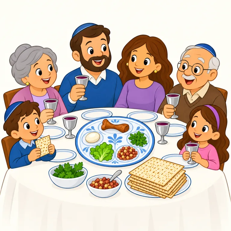 passover（ユダヤ人の祭日・noun）の覚え方イラスト
