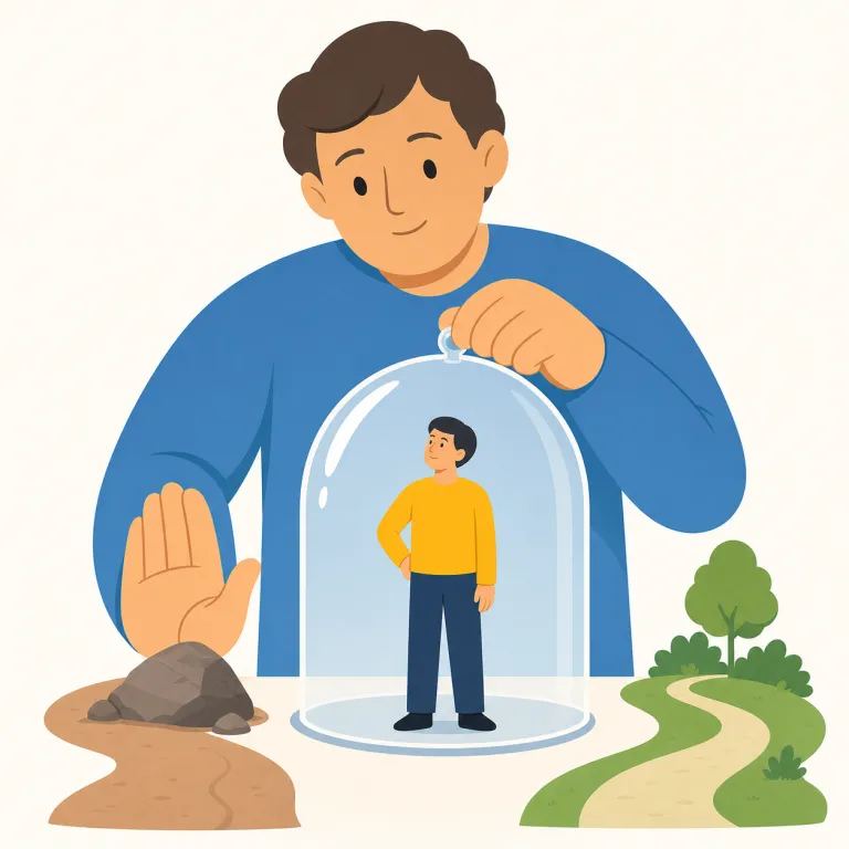 paternalism（パターナリズム・名詞）の覚え方イラスト — paternal が「父親的な」