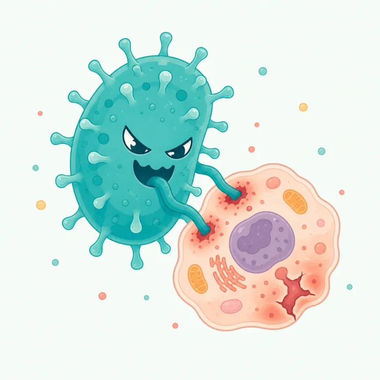 pathogenicity（病原性・名詞）の覚え方イラスト — pathogen（病原体）と pathogenic（病気を起こす）を先に押さえると覚えやすい語です
