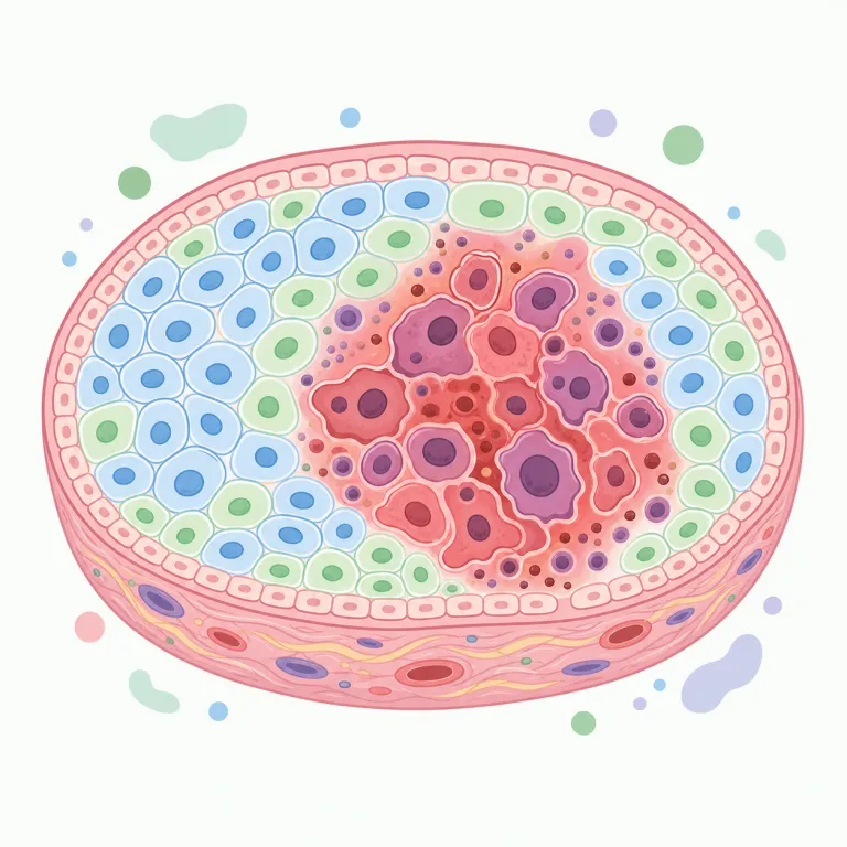 pathology（病的状態・noun）の覚え方イラスト