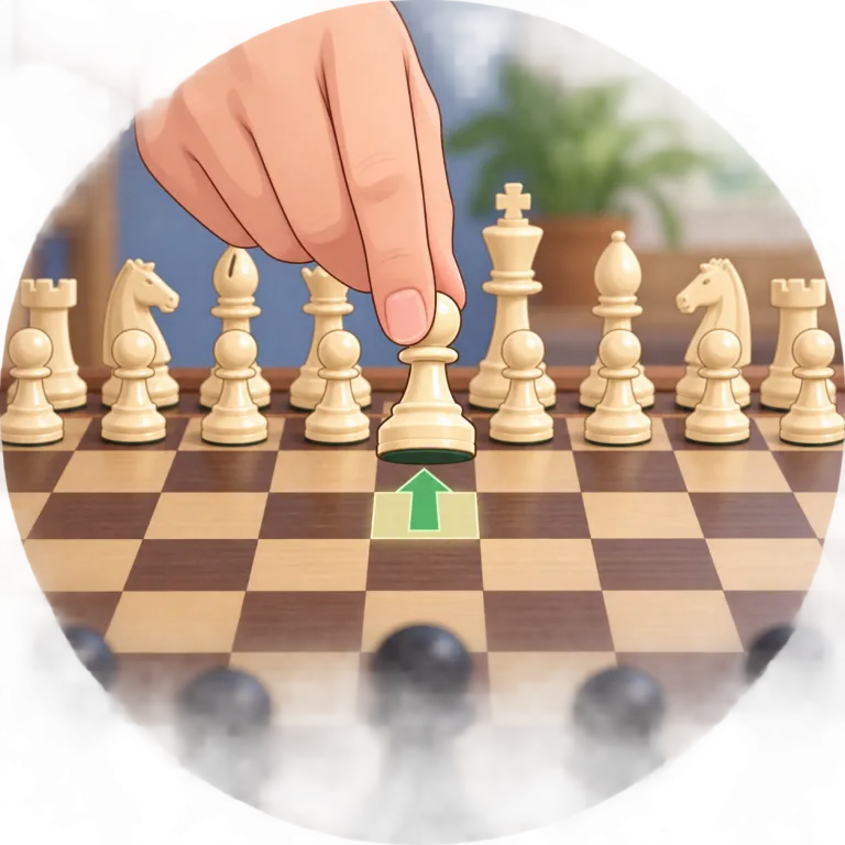 pawn（ポーン・noun）の覚え方イラスト