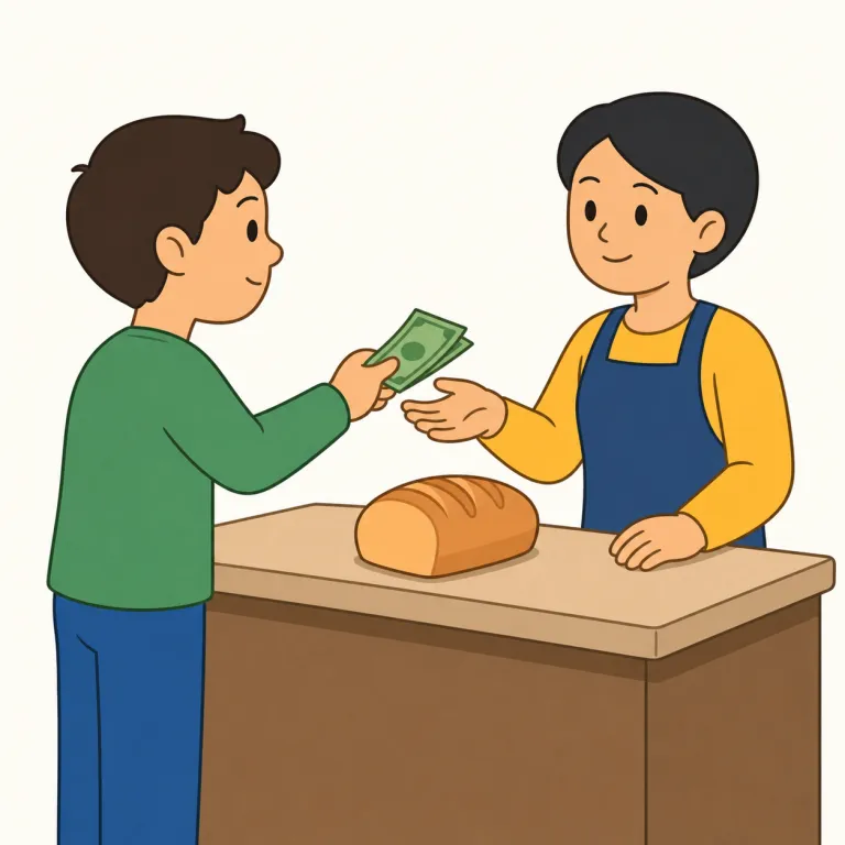 pay（支払う・動詞）の覚え方イラスト — measurement は measure「測る」＋ -ment「結果・名詞化」と見て、「測った結果として出た数値」と覚えるとよいです