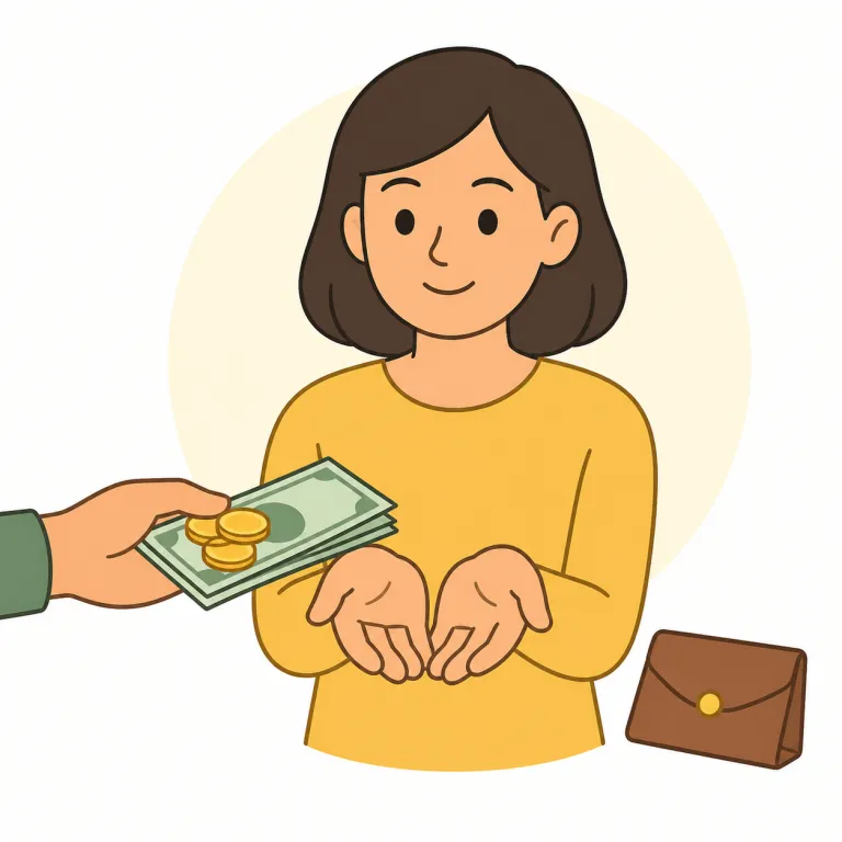payee（受取人・名詞）の覚え方イラスト — まず pair で覚えると定着しやすい語です