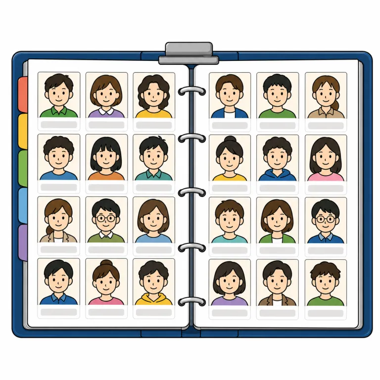 payroll（従業員名簿・noun）の覚え方イラスト