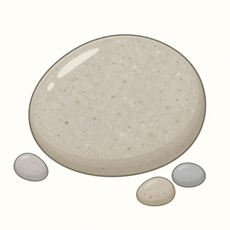pebble（小石・名詞）の覚え方イラスト — pebble は stone や rock よりずっと小さい、手で拾える丸い石を思い浮かべると定着しやすい語です