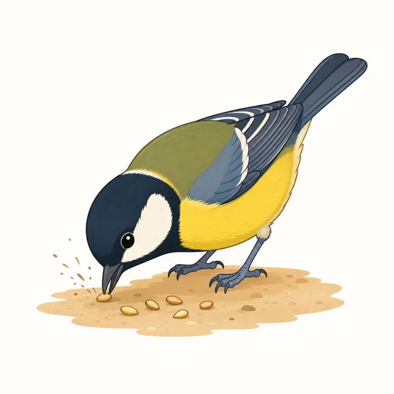 pecking（つつく・動詞）の覚え方イラスト — pecking は pick を知っていると覚えやすい語です