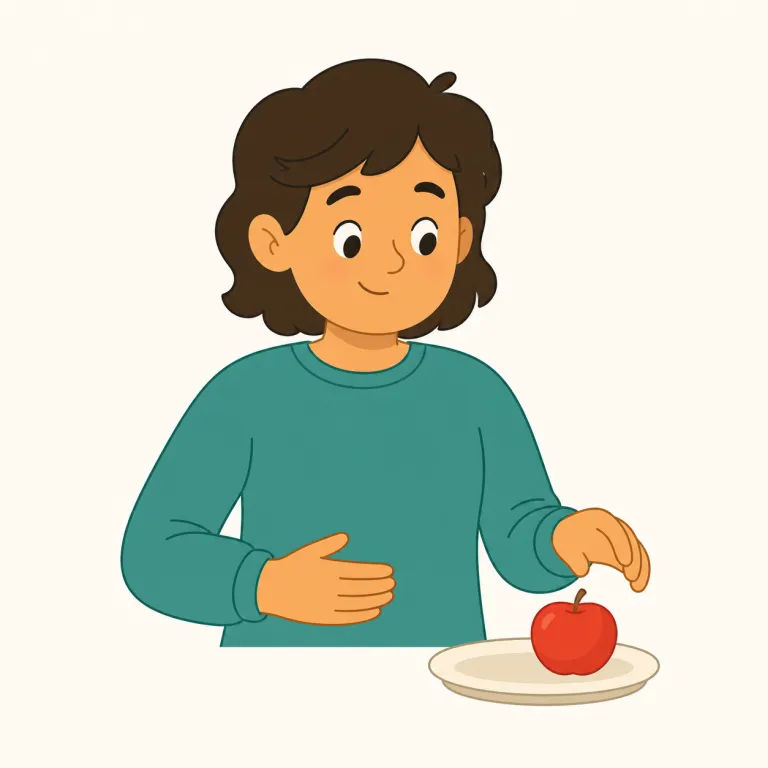 peckish（小腹が空いた・形容詞）の覚え方イラスト — peckish は hungry の弱い版として覚えると残りやすい語です