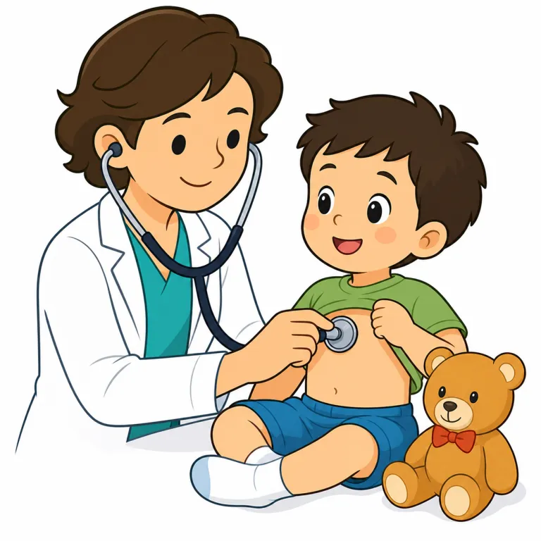 pediatrics（小児科・noun）の覚え方イラスト