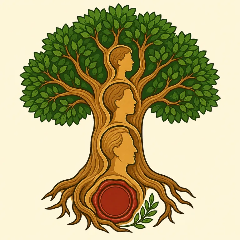 pedigree（由緒、来歴・noun）の覚え方イラスト