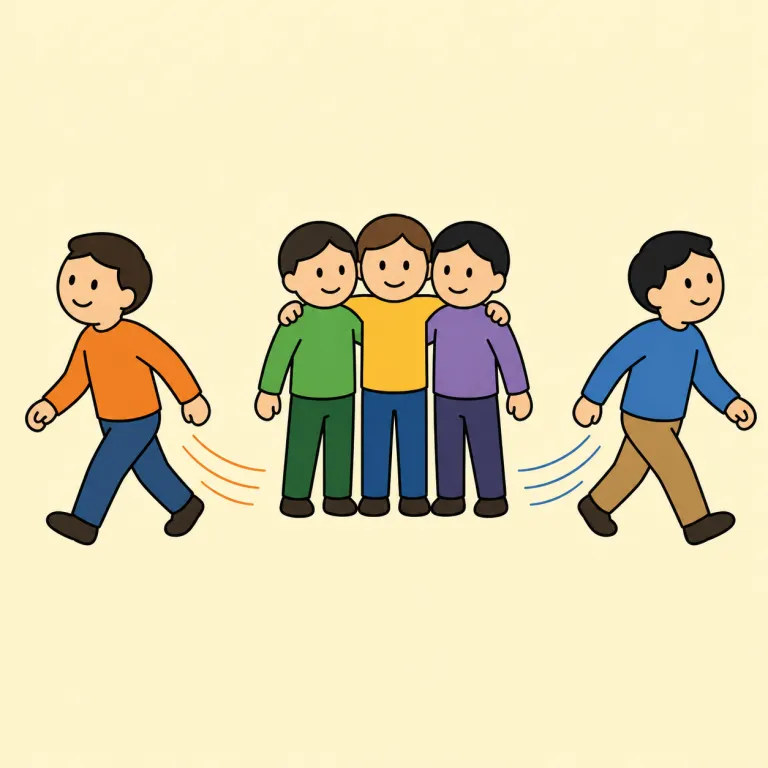 peel away（離れていく・phrasal_verb）の覚え方イラスト