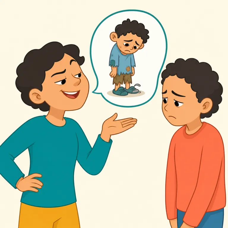 pejorative（軽蔑的な・形容詞）の覚え方イラスト — まず "a pejorative term/label" をひとかたまりで覚えると定着しやすいです