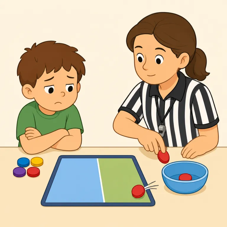 penalize（罰する・動詞）の覚え方イラスト — penalize は penalty「罰則」から考えると、ルール違反や過ちに対してペナルティを科す動詞として覚えられます