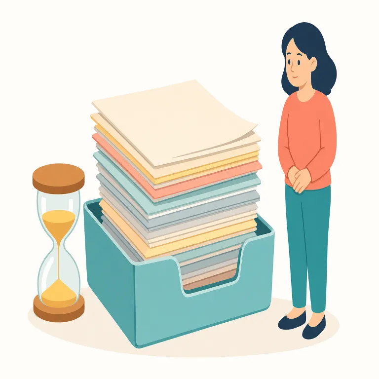 pendency（未決状態・名詞）の覚え方イラスト — pendency は、より基本的な pending「未決の、保留中の」から考えると覚えやすい名詞です