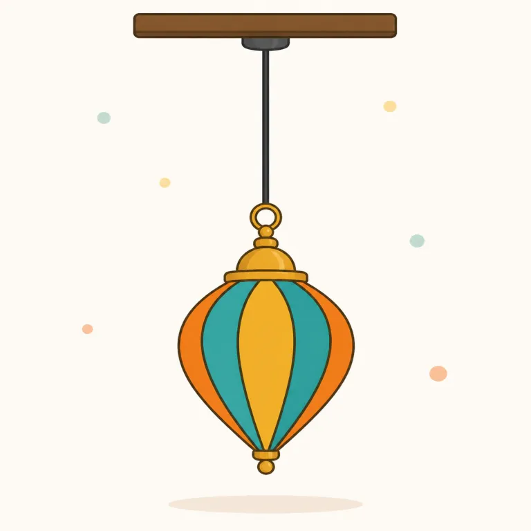 pendent（吊り下がった、垂れ下がった・形容詞）の覚え方イラスト — pend- を見たら「ぶら下がる」を思い出すと整理しやすい