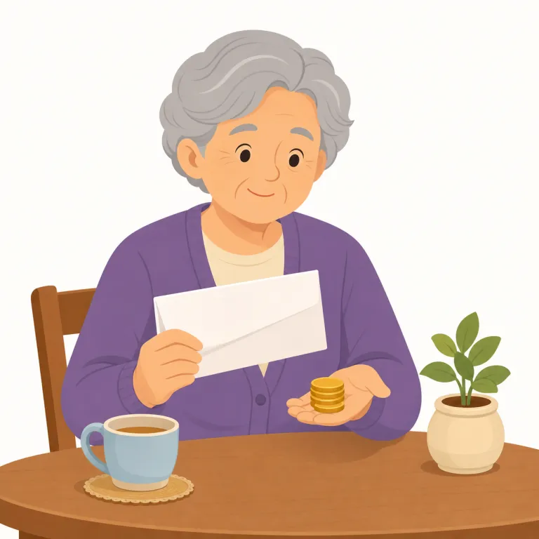 pensionerの覚え方イラスト