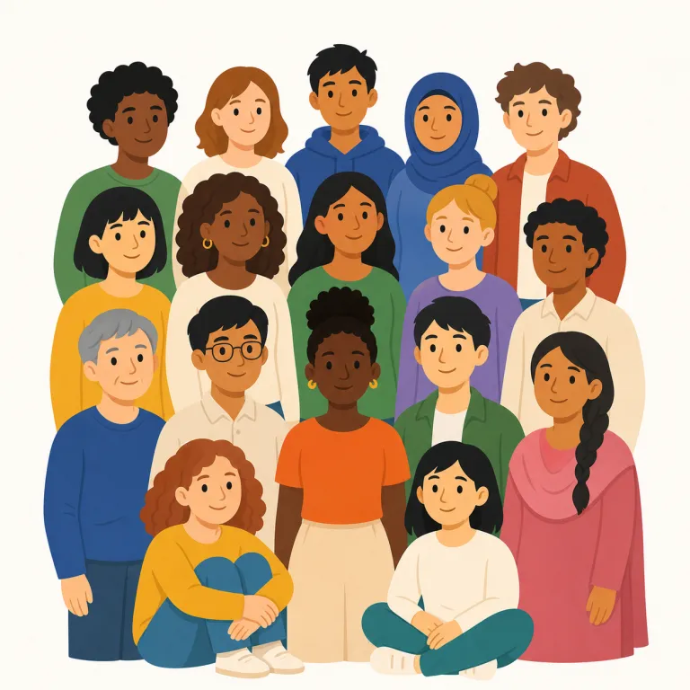 people（人々、民族・名詞）の覚え方イラスト — まず person の複数形として覚えるのが基本