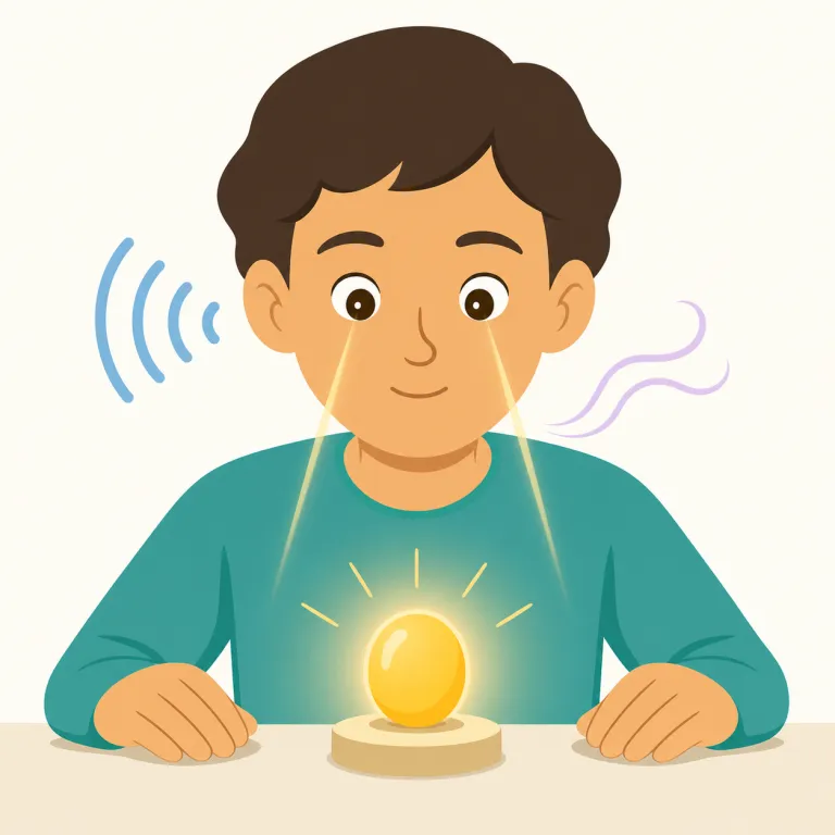 perceive（認識する、理解する・動詞）の覚え方イラスト — perceive は receive・conceive・deceive と同じ -ceive 系の見た目でまとめると記憶に残る