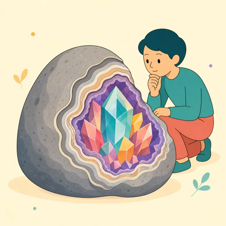 perceptively（洞察鋭く・副詞）の覚え方イラスト — perceive「気付く、見抜く」→ perceptive「洞察力のある」→ perceptively「洞察鋭く」という語族で覚えるとよい